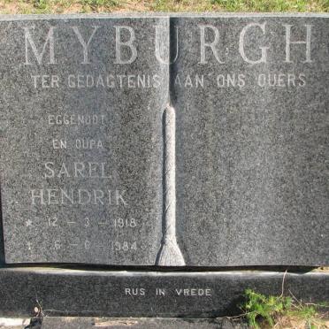 MYBURGH Sarel Hendrik 1918-1984