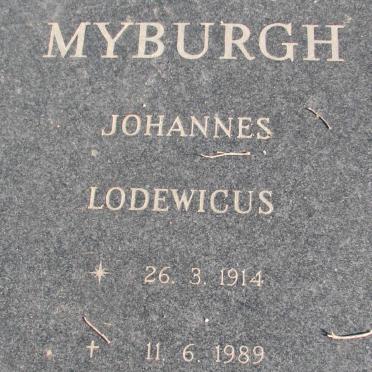 MYBURGH Johannes Lodewicus 1914-1989