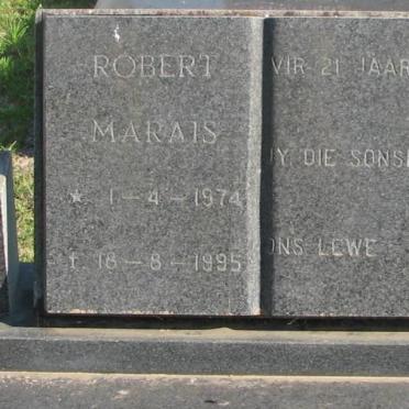 MARAIS Robert 1974-1995