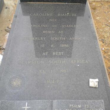 BIANCHI Caroline nee DE STADLER 1896-1987