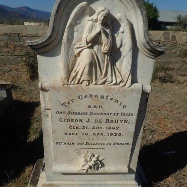 BRUYN Gideon J., de 1862-1920