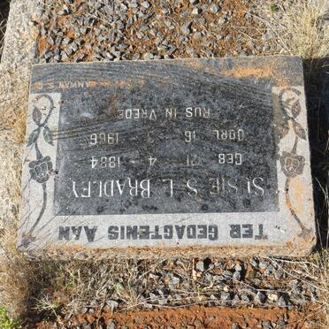BRADLEY Susie S.L. 1884-1966