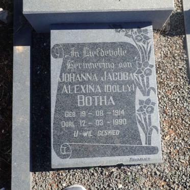 BOTHA Johanna Jacoba Alexina 1914-1990