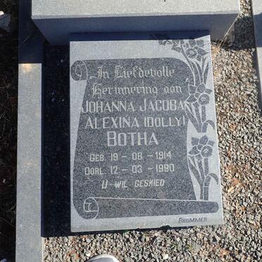 BOTHA Johanna Jacoba Alexina 1914-1990