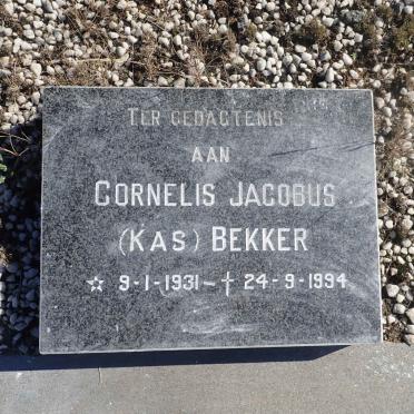 BEKKER Cornelis Jacobus 1931-1994