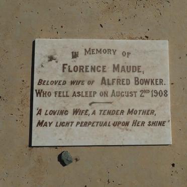 BOWKER Florence Maud -1908