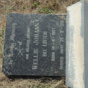 DAVENPORT Wellie Johanna nee LOTTER 1907-1991