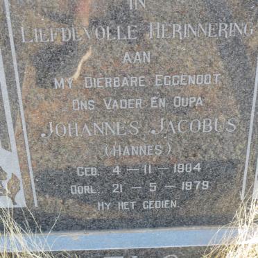ELS Johannes Jacobus 1904-1979 &amp; Lavina Wilhelmina SCHOEMAN 1903-1983