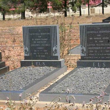 ELS Johannes Jacobus 1904-1979 &amp; Lavina Wilhelmina SCHOEMAN -1983