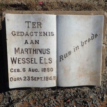 ELS Marthinus Wessel 1880-1948