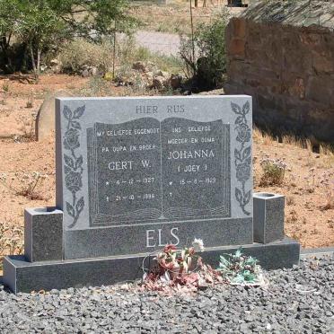 ELS Gert W. 1927-1996 &amp; Johanna 1929-