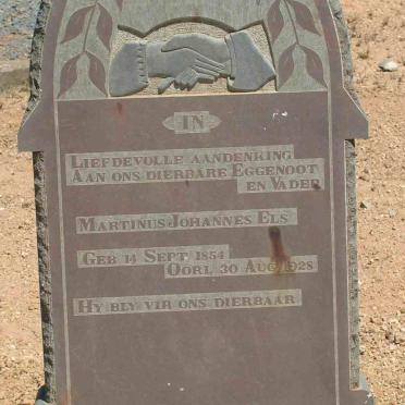 ELS Martinus Johannes 1854 -1928
