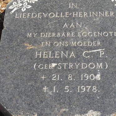 FOURIE Daniel S. 1897-1985 &amp; Helena C.P. STRYDOM 1903-1978