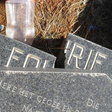 FOURIE Daniel S. 1897-1985 &amp; Helena C.P. STRYDOM 1903-1978