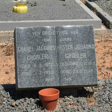 GROBLER Charel Jacobus 1877-1952 &amp; Hester Johanna SLABBERT 1878-1949