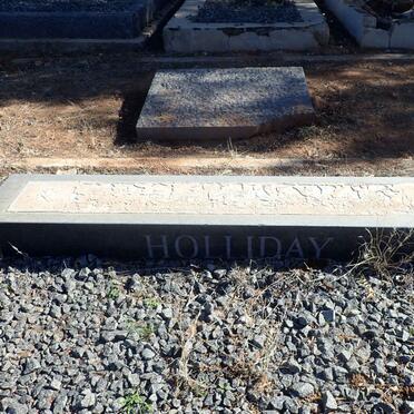 HOLLIDAY Isabella nee DE LANGE 1869-1965