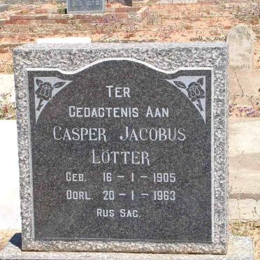 LÖTTER Casper Jacobus 1905-1963