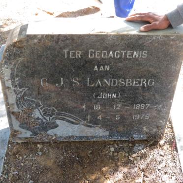 LANDSBERG G.J.S. 1897-1975
