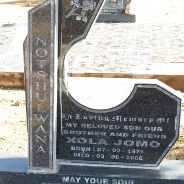 NOTSHULWANA Xola Jomo 1976-2006