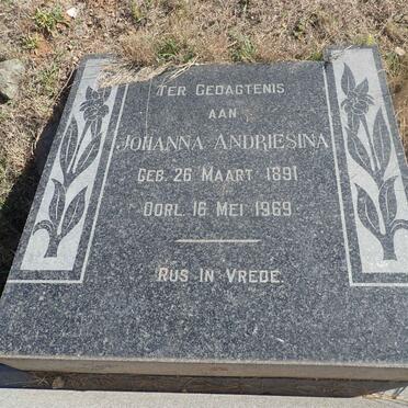 NEL Johanna Andriesina 1891-1969