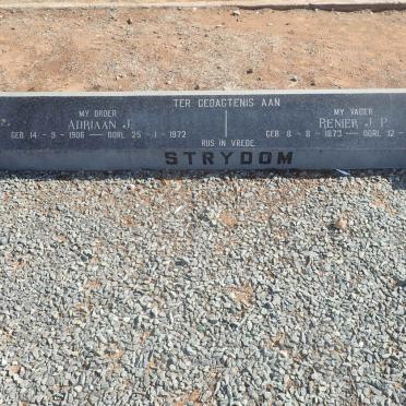 STRYDOM Renier J.P. 1873-1954 :: STRYDOM Adriaan J. 1906-1972