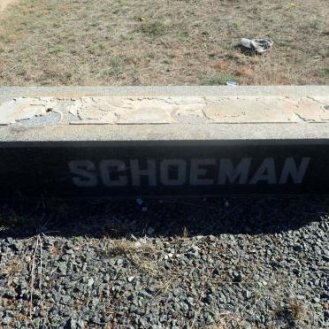 SCHOEMAN Johannes Frederick 1881-1966 &amp; Aletta Maria FOURIE 1879-1917