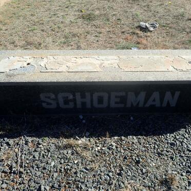 SCHOEMAN Johannes Frederick 1881-1966 &amp; Aletta Maria FOURIE 1879-1917