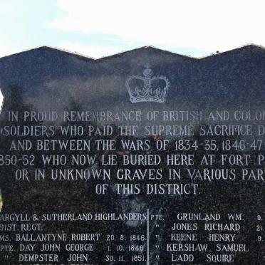 6. In remembrance of British and Colonial soldiers