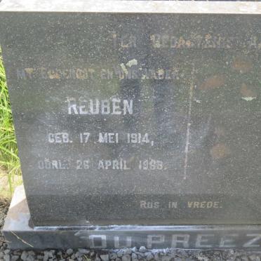 PREEZ Reuben, du 1914-1968