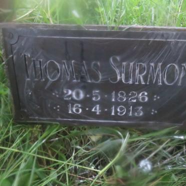 SURMON Thomas 1826-1913