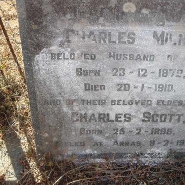 MILNE Charles 1879-1910 :: MILNE Charles Scott 1896-1917