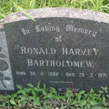 BARTHOLOMEW Ronald Harvey 1906-1971