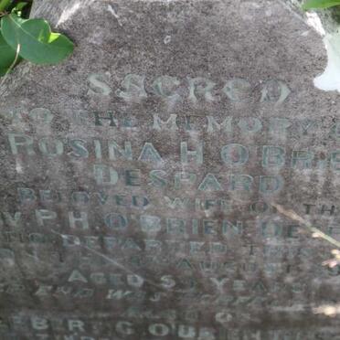 DESPARD Rosina H., O'BRIEN -1905 :: O'BRIEN-DESPARD Herbert G. -1890