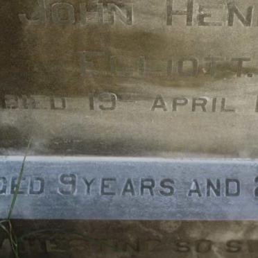 ELLIOTT John Henry -1908