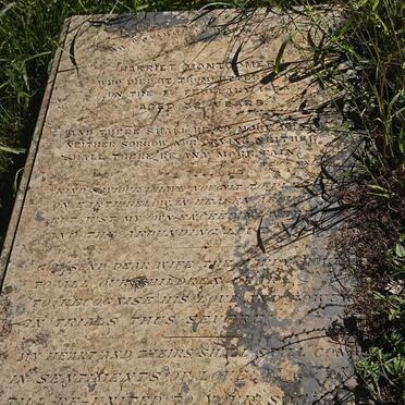 MONTGOMERY Harriet -1875