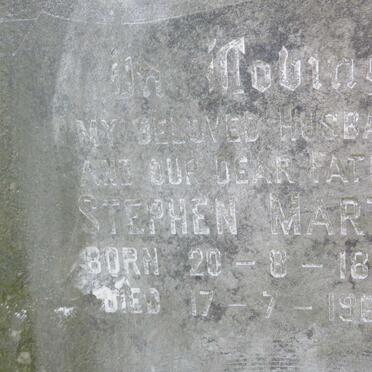 PETZER Stephen Martin 1884-1966 &amp; Amy Elizabeth PIKE 1890-1974