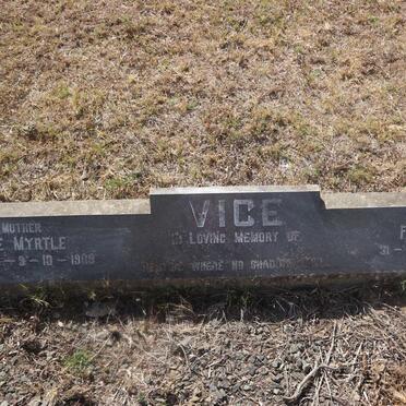 VICE Frank Thornton 1886-1961 &amp; Clarice Myrtle 1893-1969