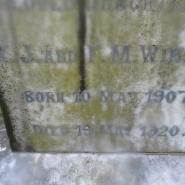 WINSON Ruth Heather 1907-1920