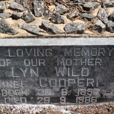 WILD Lyn nee COOPER 1897-1986