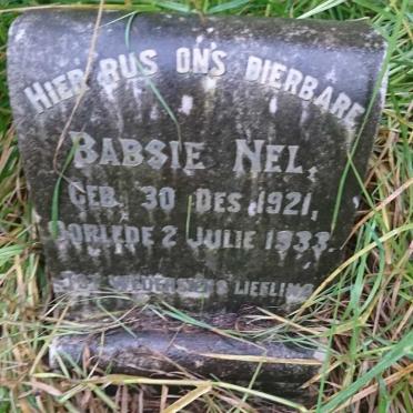 NEL Babsie 1921-1933