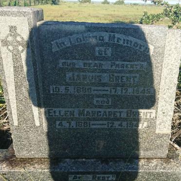 BRENT Jarvis 1880-1945 &amp; Ellen Margaret 1881-1947