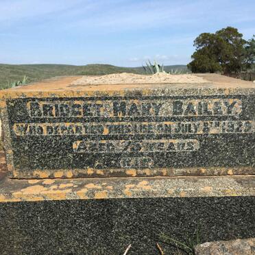 BAILEY Bridget Mary -1929