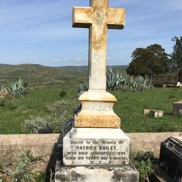 BAILEY Patrick -1896