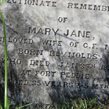 NEUPER Mary Jane nee REYNOLDS -1895