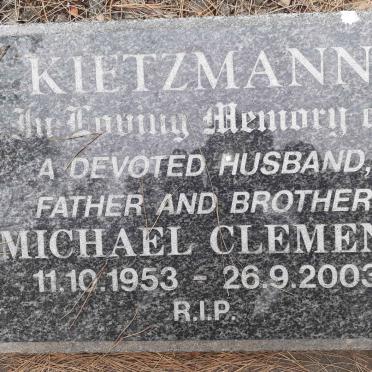 KIETZMANN Michael Clemens 1953-2003