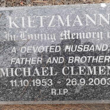 KIETZMANN Michael Clemens 1953-2003
