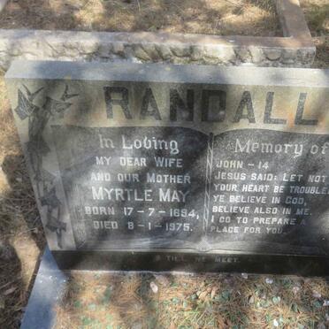 RANDALL Myrtle May 1894-1975
