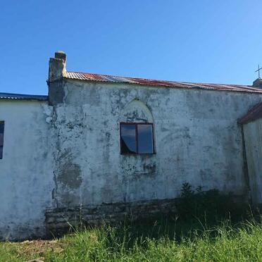 4. Church at the cemetery in 2019