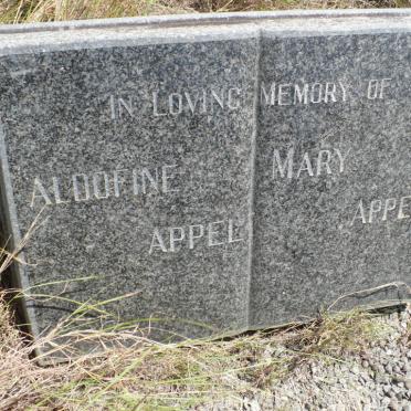 APPEL Aldofine  :: APPEL  Mary