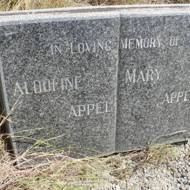APPEL Aldofine  :: APPEL  Mary